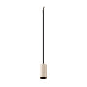 pendant luminaire FITU PD STONE E27 IP20, beige dimmable