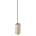 SLV pendant luminaire FITU PD STONE E27 IP20, beige dimmable