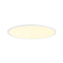 ceiling luminaire PANEL 60 round, suitable for VDU workstation IP20, white, lacquered dimmable