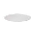 SLV ceiling luminaire PANEL 60 round, suitable for VDU workstation IP20, white, lacquered dimmable