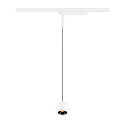 1-phase pendant luminaire LIGHT EYE� 2.0 down, switchable, ball shaped IP20, white matt 