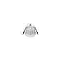 SLV ceiling recessed luminaire DOWNLIGHT P 84 DALI rigid, DALI controllable, impact resistant, wired through IP54, white dimmable
