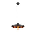 SLV pendant luminaire LALU� SET PLATE 33 E27 IP20, black dimmable