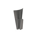 SLV outdoor wall luminaire RASTERLYS WL UP/DOWN direct / indirect, conical, sea-air resistant IP65, anthracite dimmable
