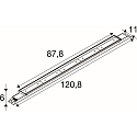 SLV ceiling luminaire BATTEN INDUSTRY C IP23, white 