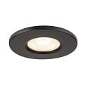 ceiling recessed luminaire UNIVERSAL DOWNLIGHT FIX with cover IP65, black dimmable