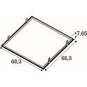 mounting frame PANEL P | PAVANNO, white