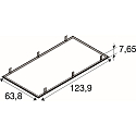mounting frame PANEL P | PAVANNO, white