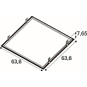 SLV mounting frame PANEL P | PAVANNO, black