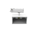 3-phase spot TRACKSPOT P swivelling IP20, white dimmable