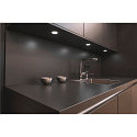 SLV LED Recessed luminaire DL 126 LED, round, 3W, warmwhite, 12V, metal brushed