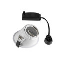 SLV Recessed luminaire HORN-A GU10, 1xGU10, 230V, Clip springs, white