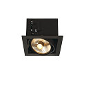 Ceiling recessed spot KADUX 1 ES111 Downlight, GU10, 230V, black
