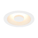 SLV LED Recessed luminaire OCCULDAS 14 LED, white, 15W, 3000K
