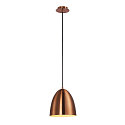 Pendant luminaire PARA CONE 20, round, E27, 230V, copper brushed