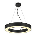 LED Pendant luminaire MEDO RING 60 LED, 35W, 105�, 3000K, black