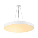 SLV LED Ceiling luminaire MEDO 90 LED Pendant luminaire, 120W, 120�, 3000K, white