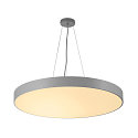 SLV LED Ceiling luminaire MEDO 90 LED Pendant luminaire, 120W, 120�, 3000K, silver grey
