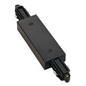Straight coupler with feed-in possibility, black