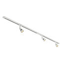 SLV 1 Phase-High voltage-Set incl. 3x PURI Spot and 3x LED GU10 lamps/bulbs and accessory, white