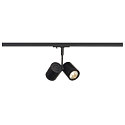 SLV Spot BIMA 2 GU10 IP20 incl. 1-Phasen adaptor, black