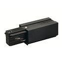 Feed-In for 3-Phase High voltage Track Earth left, Feed-In 1, black