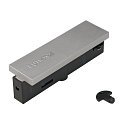 Middle feed-in for 3-Phase High voltage Track, silver grey
