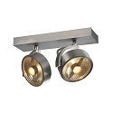 Wall luminaire KALU 2 QPAR111 Ceiling luminaire, ES111, max. 2x75W, alu brushed
