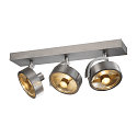 Wall luminaire KALU 3 QPAR111 Ceiling luminaire, ES111, max. 3x75W, alu brushed