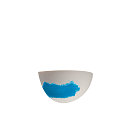 SLV Plaster Wall luminaire GL 101 E14, half round, white plaster