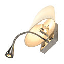 SLV Wall luminaire COUPA FLEXLED Chrom/white LED warmwhite