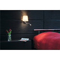 SLV Wall luminaire COUPA FLEXLED Chrom/white LED warmwhite