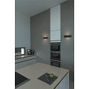 SLV Wall luminaire OSSA R7s 300, oval, R7s 118mm, max. 120W, up/down, black