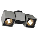 Ceiling luminaire ALTRA DICE II silver grey/black