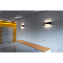 SLV LED Wall luminaire CARISO WL-4 LED, 2x 9W LED, 2700K, black/brass