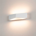 SLV LED Wall luminaire CARISO WL-4 LED, 2x 9W LED, 2700K, white