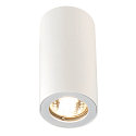 Ceiling luminaire ENOLA B CL-1, IP20, � 6,7cm / H 14cm, GU10 QPAR51, aluminium, white