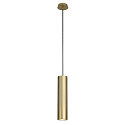 Pendant luminaire ENOLA B PD-1, IP20, GU10 QPAR51, � 6,7cm / H 30cm, aluminium, brass