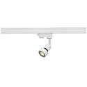 SLV Spotlight PURI Lampenkopf, GU10, max. 50W, incl. 3-Phase adapter, white