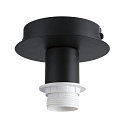 Ceiling luminaire FENDA E27 Ceiling canopy, shade excl., black