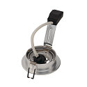 SLV PIREQ QPAR51 ROUND DOWNLIGHT, max. 50W, incl. clip springs, brushed alu