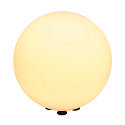 Outdoor luminaire ROTOBALL Ball luminaire, white, E27, with switch, IP44, � 40 cm
