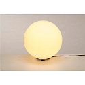 SLV Outdoor luminaire ROTOBALL Ball luminaire, white, E27, with switch, IP44, � 40 cm