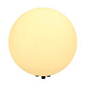 Outdoor luminaire ROTOBALL Ball luminaire, white, E27, with switch, IP44, � 50 cm
