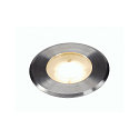 LED Recessed light DASAR FLAT LED 230V Stainless steel cover, LED warmwhite