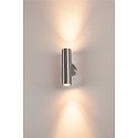 SLV Wall luminaire ASTINA OUT ESL Outdoor luminaire, 2xGu10,, alu-brushed