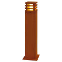 Outdoor Floorlamp RUSTY SQUARE 70, IP55, 71 x 12 x 12cm, E27 TC-DSE, FeCSi steel rust color