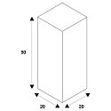 SLV Earth spike for Outdoor Bollardlight RUSTY CONE 40 / 70, lenght 50cm, zinc-plated steel