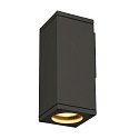 Outdoor luminaire THEO WALL OUT Wall luminaire, square, GU10, IP44, anthracite