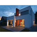 Wall luminaire BIG THEO WALL OUT ES111, square, GU10, max. 75W,, silver grey